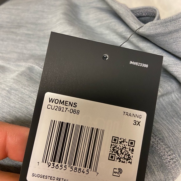 Last one! NWT! Nike Plus size moisture wicking tights 3X grey - Picture 5 of 7